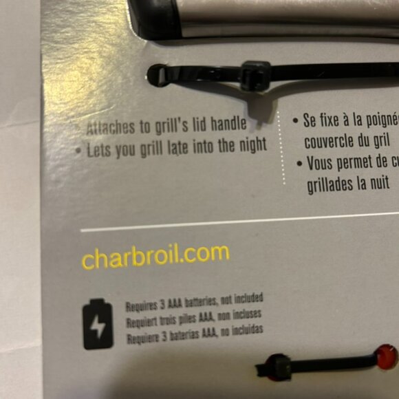 Char-Broil ~10 LED Mounting Bracket Grill Light ~Universal Fit ~Black #8607 - Picture 3 of 4